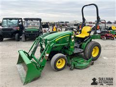 2009 John Deere 2320 MFWD Compact Utility Tractor W/Loader 