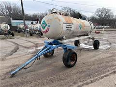 1000-Gallon Anhydrous Ammonia Tank 