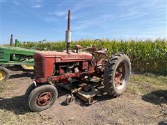 1947 Farmall H 2WD Tractor W/Belly Mower 