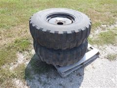 BF Goodrich Super Traction DCC 16-20 Military Tires On 6 Bolt Implement Wheels 