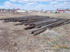 Wooden Telephone Posts 