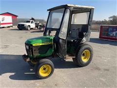 John Deere 4100 Compact Utility Tractor W/Cab 