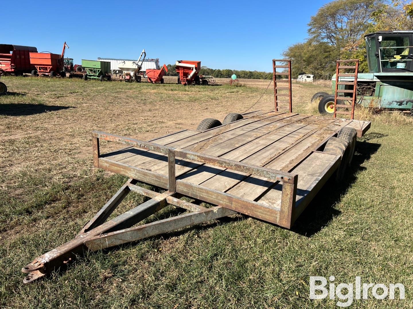 Homemade 16' T/A Flatbed Trailer 