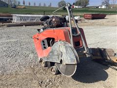 2012 Husqvarna FS6600D T3 Walk-Behind Concrete Saw 