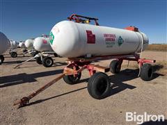 Trinity 1000-Gallon NH3 Tank On Running Gear 