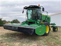 2016 John Deere W235 Self-Propelled Windrower W/500R Rotary Head 