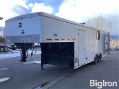 2000 Wells Cargo CVG3027 30' T/A Gooseneck Enclosed Trailer 