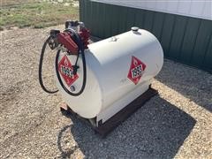 125-Gallon Fuel Tank W/Pump & Nozzle 