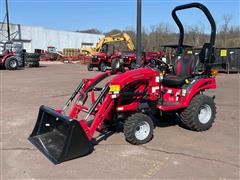 Mahindra EMax20S 4WD Compact Utility Tractor W/23L Loader 