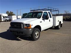 2001 Ford F350 4x4 Service Utility Pickup 