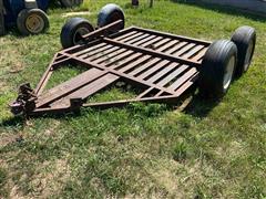 Shop Built Heavy Duty T/A Equipment Trailer 