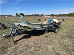 Aluma Weld XPRESS Jon Boat & Trailer 