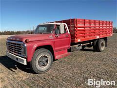 1974 Ford F600 Custom Cab Grain Truck 