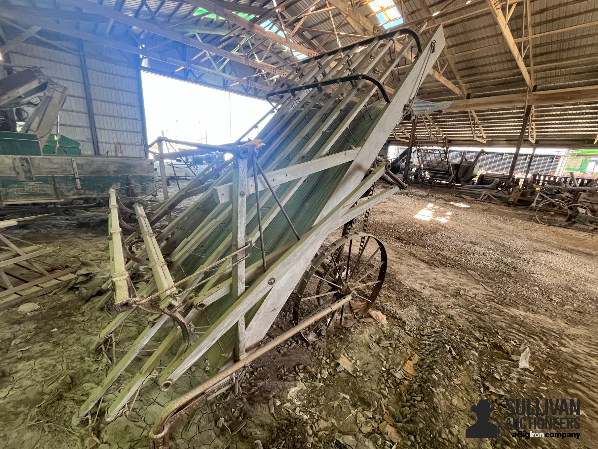 Antique Cylinder Hay Loader 