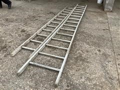 24' Wooden Extension Ladder 