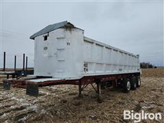 1976 City Welding Tri/A End Dump Trailer 