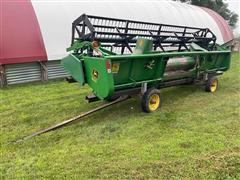 1997 John Deere 920 Flex Head & Trailer 