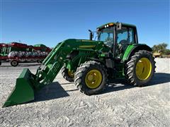 2019 John Deere 6110M MFWD Tractor W/Loader 