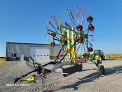 2021 CLAAS Liner 3100 Dual Rotor PTO Rake 