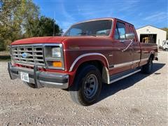 1986 Ford F150XLT 2WD Extended Cab Pickup 