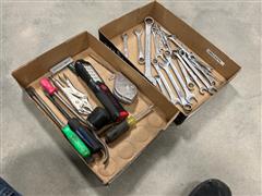 Wrenches, Chalk Line, Plyers & Tools 