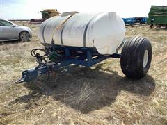 J D Skiles 750 Gallon Fertilizer Tank Caddy & Pump 