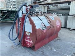 Sti 300 Gal Flammable Fuel Tank, Pump, Hose & Nozzle 