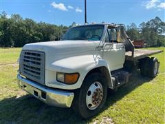 1997 Ford F800 S/A Flatbed Truck 