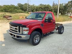 2008 Ford F250 4x4 Cab & Chassis 
