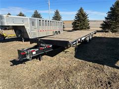 2004 Towmaster 28' T/A Flatbed Trailer 